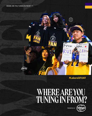 Image post by @lakers on Instagram