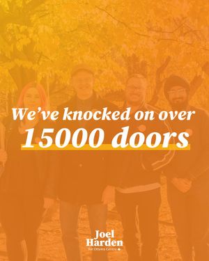 Image post by @JoelDHardenNDP on Twitter