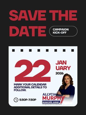 Image post by @Allycia Murphy for Las Vegas Municipal Court, Department 2 on Facebook