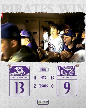 Image post by @ecu_baseball on Instagram