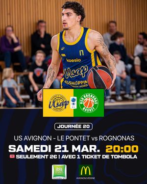 Image post by @usavignonpontetbasket on Instagram