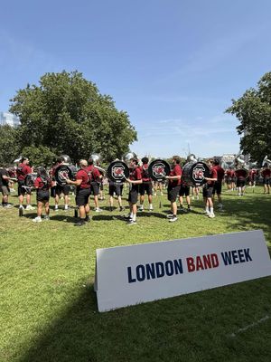 Image post by @carolinabanddrumline on Instagram
