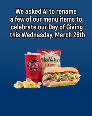 Image post by @jerseymikes on Instagram