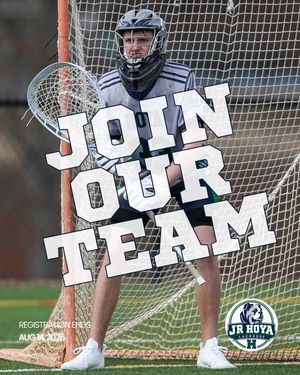 Image post by @JR Hoyas Lacrosse on Facebook