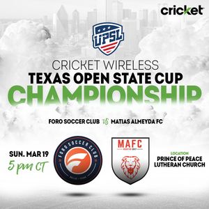 Image post by @UPSLsoccer on Twitter