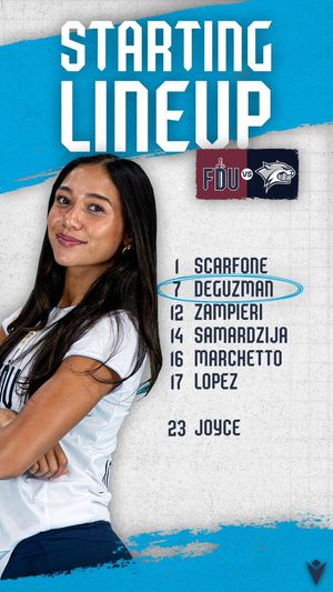 Image post by @FDUKnightsWVB on Twitter