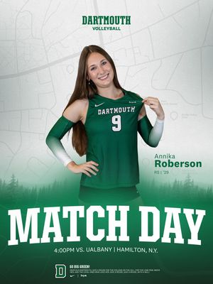 Image post by @dartmouthvball on Instagram