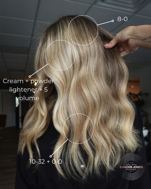 Image post by @dangerjonesbalayage on Instagram