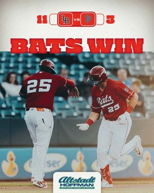 Image post by @louisvillebats on Facebook