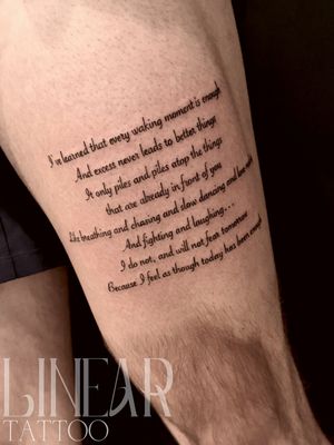 Image post by @christina.lineartattoo on Instagram