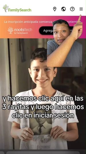 Video post by @FamilySearchEsp on Facebook