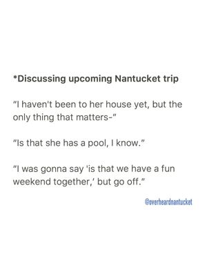 Image post by @overheardnewyork on Instagram