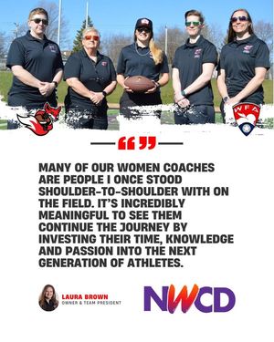 Image post by @minnesotawomensfootball on Facebook