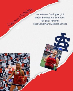 Image post by @southalabama.cheerleading on Facebook