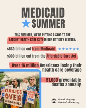 Image post by @momsrising on Instagram