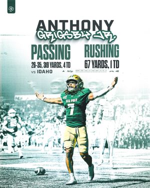Image post by @calpolyfootball on Instagram