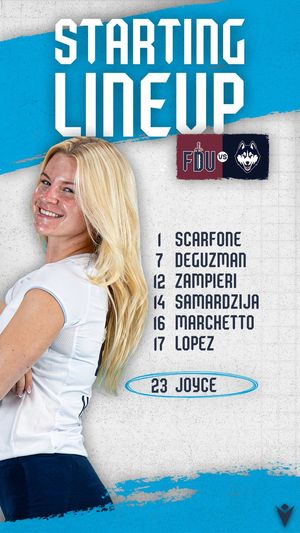 Image post by @FDUKnightsWVB on Twitter