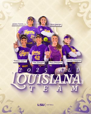 Image post by @LSUsoftball on Twitter
