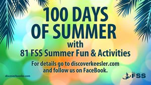 Image post by @discoverkeesler on Facebook