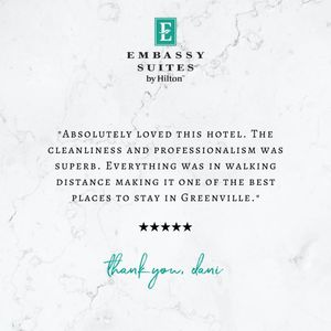 Image post by @embassysuitesgvilledt on Instagram