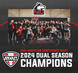Image post by @NIUWrestling on Twitter