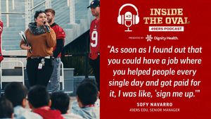 Image post by @49ersFoundation on Facebook