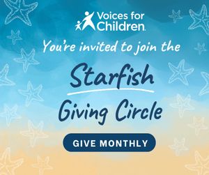 Video post by @VoicesForChildrenSD on Facebook
