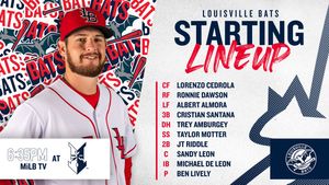 Image post by @LouisvilleBats on Twitter