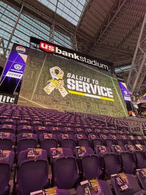 Image post by @usbankstadium on Instagram