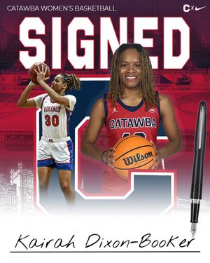 Image post by @catawba_wbb on Twitter