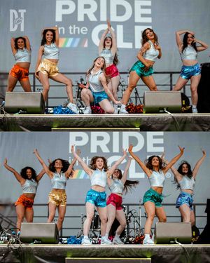 Image post by @CavsDanceTeam on Twitter