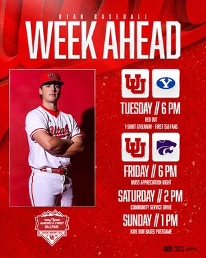 Image post by @utahbaseball on Instagram