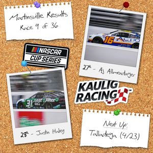 Image post by @KauligRacing on Twitter/X
