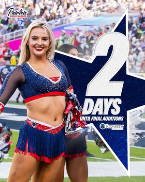 Image post by @patriotscheerleaders on Instagram