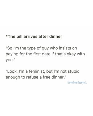 Image post by @overheardnewyork on Instagram