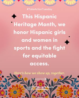 Image post by @womenssportsfoundation on Instagram