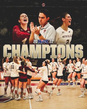 Image post by @BC_Volleyball on Twitter