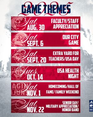 Image post by @southalabamafb on Instagram
