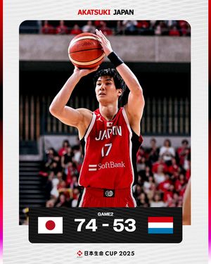 Image post by @japan_basketball on Instagram