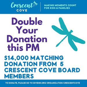 Image post by @CrescentCoveorg on Facebook