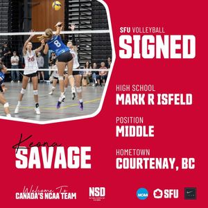 Image post by @sfu_volleyball on Instagram
