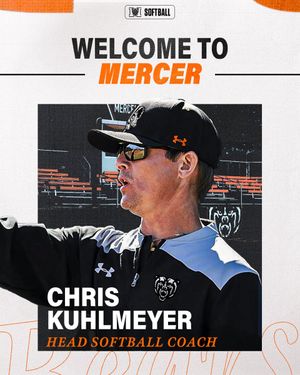 Image post by @MercerUSoftball on Twitter