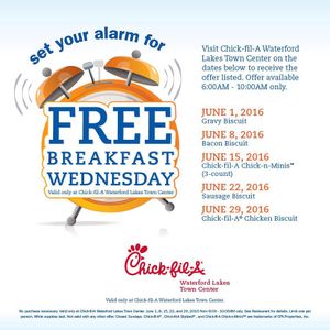 Image post by @chickfilawaterfordlakes on Instagram