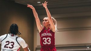 Image post by @IndianaWBB on Twitter