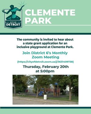 Image post by @DetroitParksRec on Facebook