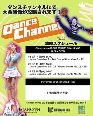 Image post by @cheer_japan on Instagram