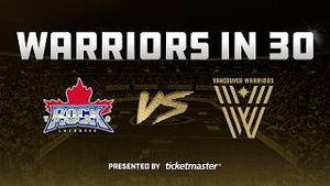 Video post by @vancouverwarriors on YouTube