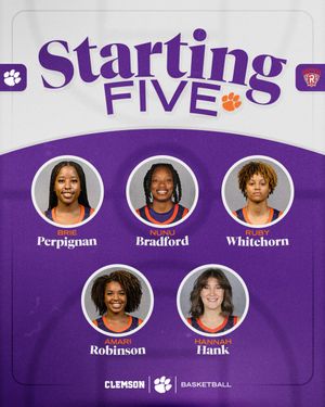 Image post by @ClemsonWBB on Twitter