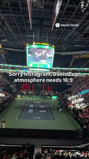 Video post by @DavisCupTennis on Facebook