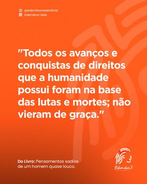 Image post by @edemilsonseteoficial on Instagram